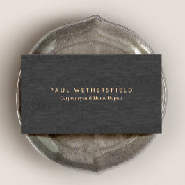 Tarjeta De Visita Carpintería simple y mantenimiento