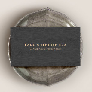 Tarjeta De Visita Carpintería y mantenimiento sencillos de madera os