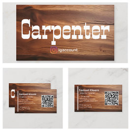 Tarjeta De Visita Carpinteros Ebanistas Carpinteros Jornaleros
