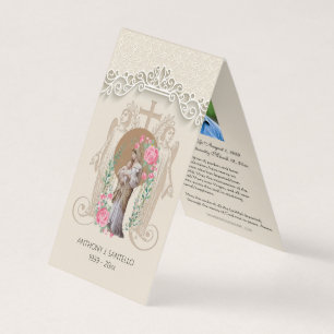 Tarjeta De Visita Carrera católica Virgen María Oración Santa