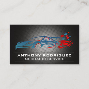 Tarjeta De Visita Carreras deportiva Servicios de piezas automátic