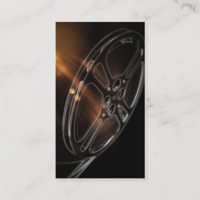 Tarjeta De Visita Carrete video fresco de la película de la (Anverso)