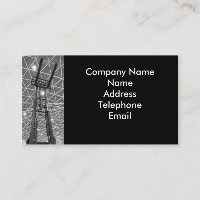 Tarjeta De Visita Carretilla elevadora grande (Anverso)