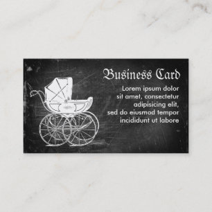 Tarjeta De Visita Carro de bebé gótico