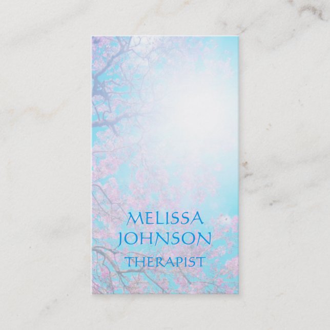 Tarjeta De Visita Carro de negocio de psicólogo terapeuta personaliz (Anverso)