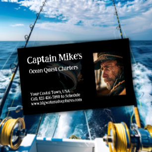 Tarjeta De Visita Carta de barcos pesqueros