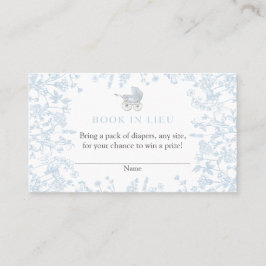 Tarjeta De Visita Carta de Chinoiserie azul en Lieu Card, juego de d