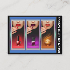 Tarjeta De Visita Carta de negocios sofisticada de Salon