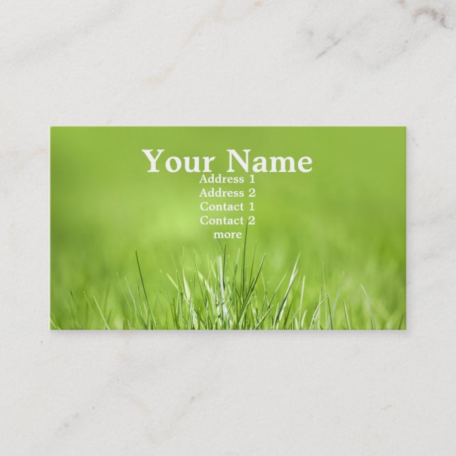 Tarjeta De Visita carta verde (Anverso)