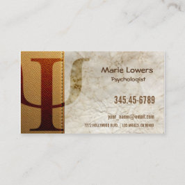 Tarjeta De Visita cartão visita psicóloga