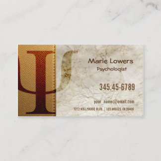 Tarjeta De Visita cartão visita psicóloga