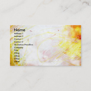 Tarjeta De Visita Cartas comerciales de arte abstractas