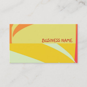 Tarjeta De Visita Cartas comerciales de arte abstractas de retro