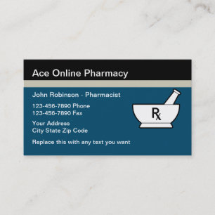 Tarjeta De Visita Cartas comerciales de farmacia
