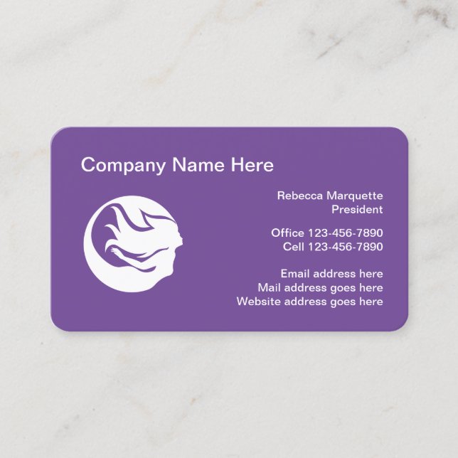 Tarjeta De Visita Cartas comerciales de la esquina redondeada del lo (Anverso)