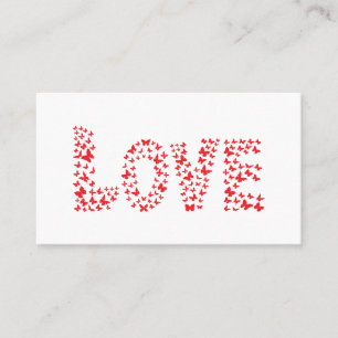 Tarjeta De Visita cartas de amor