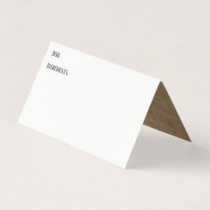 Tarjeta De Visita Cartas de carpas en blanco y negro