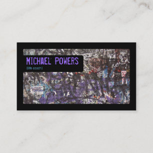 Tarjeta De Visita Cartas de negocio de graffiti