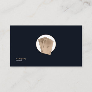 Tarjeta De Visita Cartas de negocio de juegos de azar