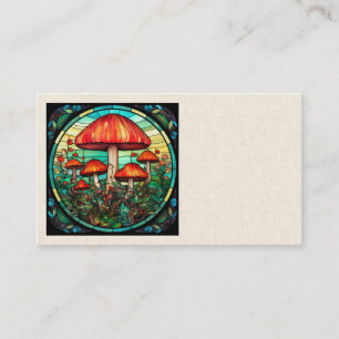 Tarjeta De Visita Cartas de negocios de arte hongo