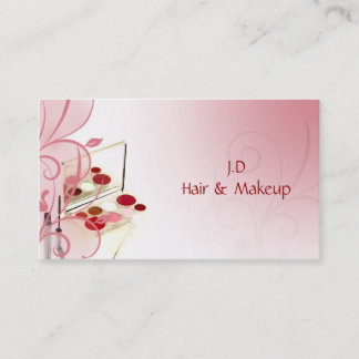 Tarjeta De Visita Cartas de negocios de artistas de maquillaje