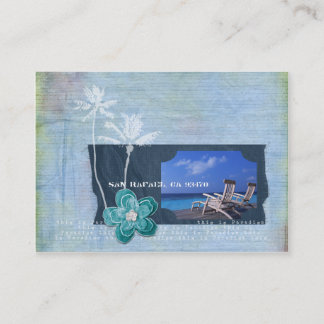 Tarjeta De Visita Cartas de negocios de Paradise Travel Chubby