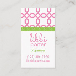 Tarjeta De Visita Cartas de negocios personalizadas de Lattice & Gro