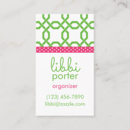 Tarjeta De Visita Cartas de negocios personalizadas de Lattice & Gro