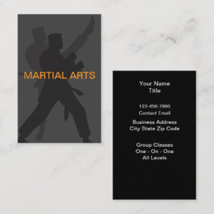 Tarjeta De Visita Cartas de negocios sobre el tema de las artes marc