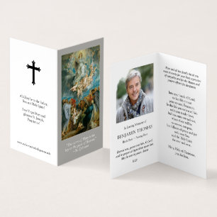 Tarjeta De Visita Cartas de oración católicas   Ascensión y coronaci