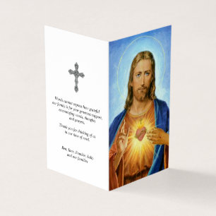 Tarjeta De Visita Cartas de oración católicas   Devoción