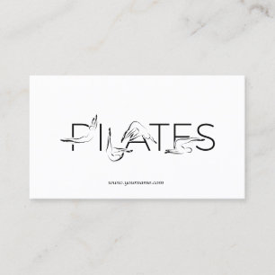 Tarjeta De Visita Cartas de Pilates Instructores de Pilates