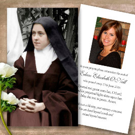 Tarjeta De Visita Cartas de simpatía de la Oración de St Thérèse