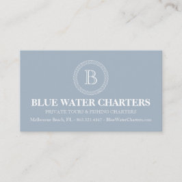 Tarjeta De Visita Cartas náuticas de la pesca del barco de la cuerda