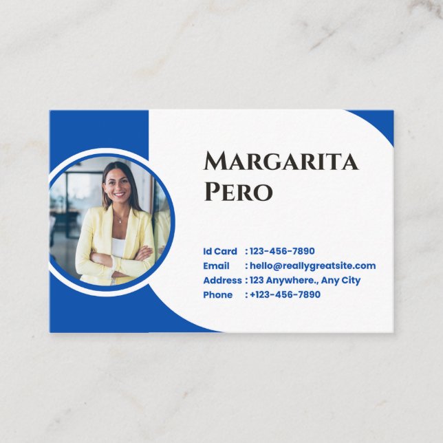 Tarjeta De Visita Carte de visita (Anverso)