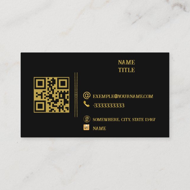 Tarjeta De Visita Carte de visite (Reverso)