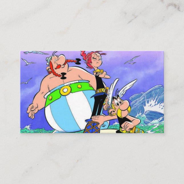 Tarjeta De Visita carte de visite asterix (Anverso)