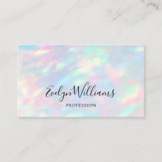 Tarjeta De Visita Carte De Visite Minimaliste Pierre Opale