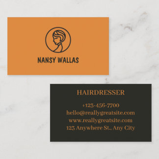 Tarjeta De Visita carte visite pour coiffeuse