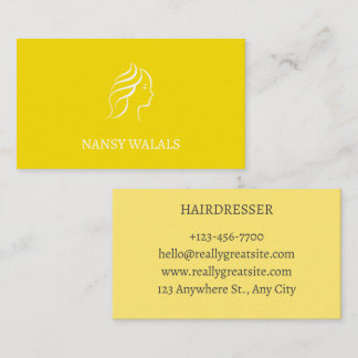 Tarjeta De Visita carte visite pour coiffeuse