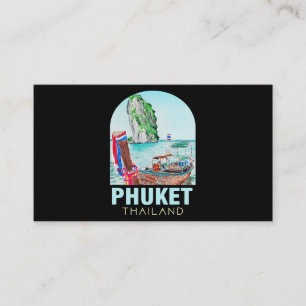 Tarjeta De Visita Cartel de viajes de verano de Phuket Thailand