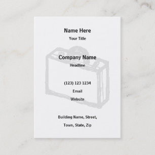 Tarjeta De Visita Cartera de la oficina o maleta de los viajeros.