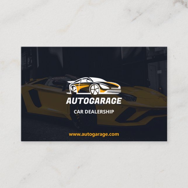 Tarjeta De Visita Cartes de visite automobile (Anverso)