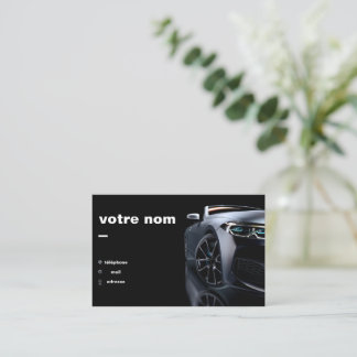 Tarjeta De Visita Cartes de visite automobile personnalisable