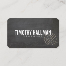 Tarjeta De Visita Cartón de logotipo estampado vintage Rustic Bold I