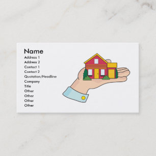 Tarjeta De Visita Casa a disposición