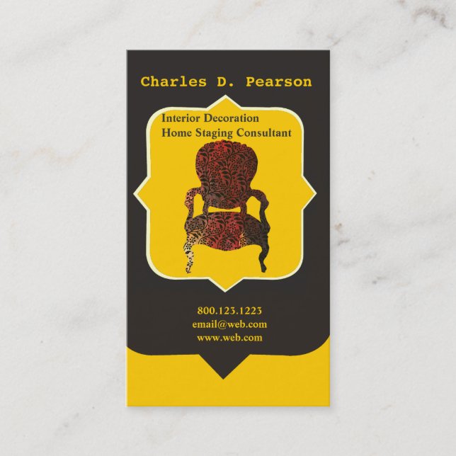 Tarjeta De Visita Casa antigua victoriana (Anverso)