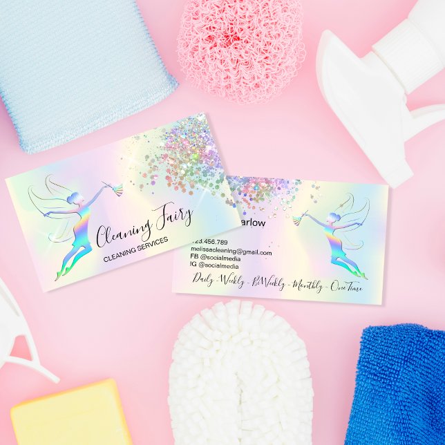 Tarjeta De Visita Casa de limpieza de empleadas domésticas Hadas de (Subido por el creador)