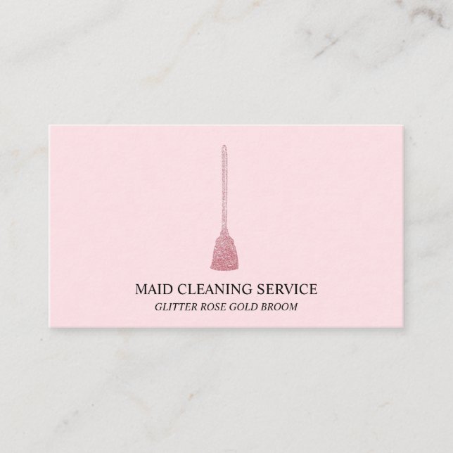 Tarjeta De Visita Casa de limpieza doméstica (Anverso)