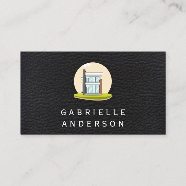 Tarjeta De Visita Casa moderna | Viviendas inmobiliarias (Anverso)